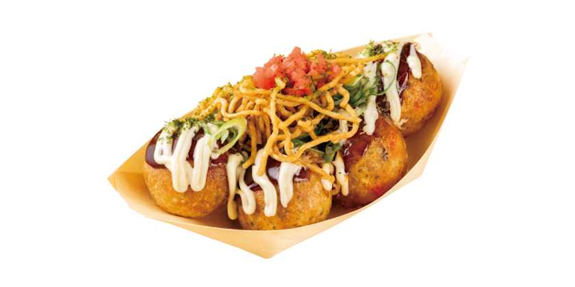 群馬県は炭水化物の街！伊藤琉偉の炭水化物(たこ焼)×炭水化物(焼きそば)のたこ焼そば