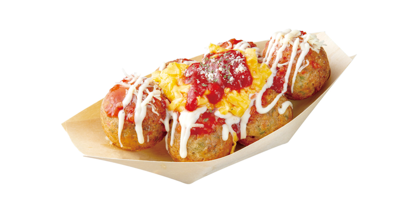 恭大のマヨネーズたっぷり!ケチャップオムたこ