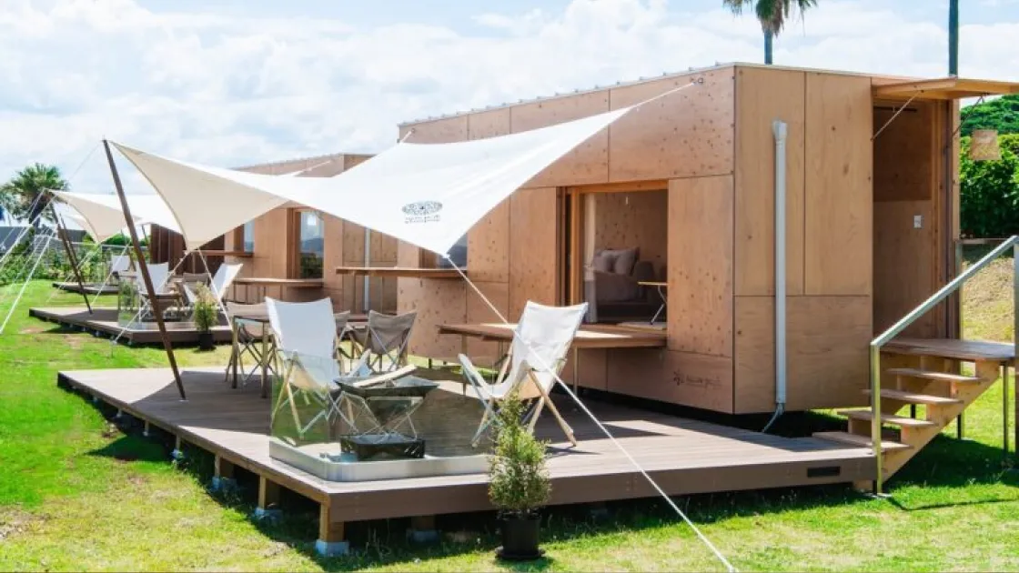 snow peak glamping 京急観音崎