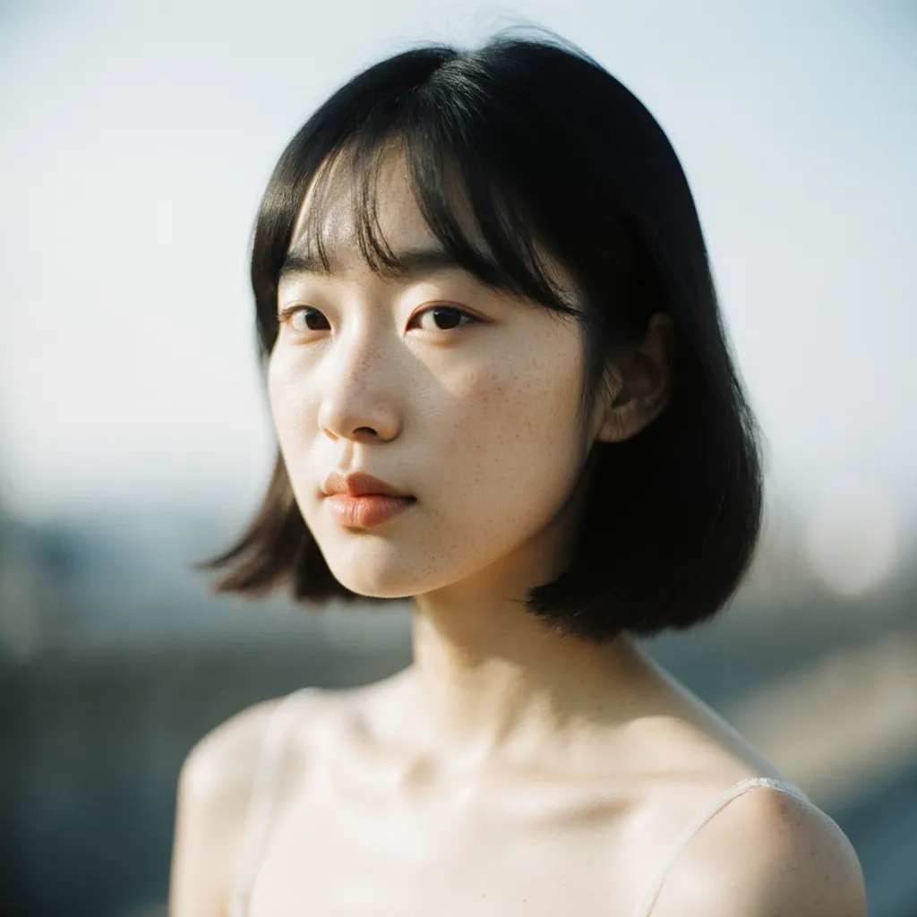 Stable Diffusionで生成した（基本の）日本人女性