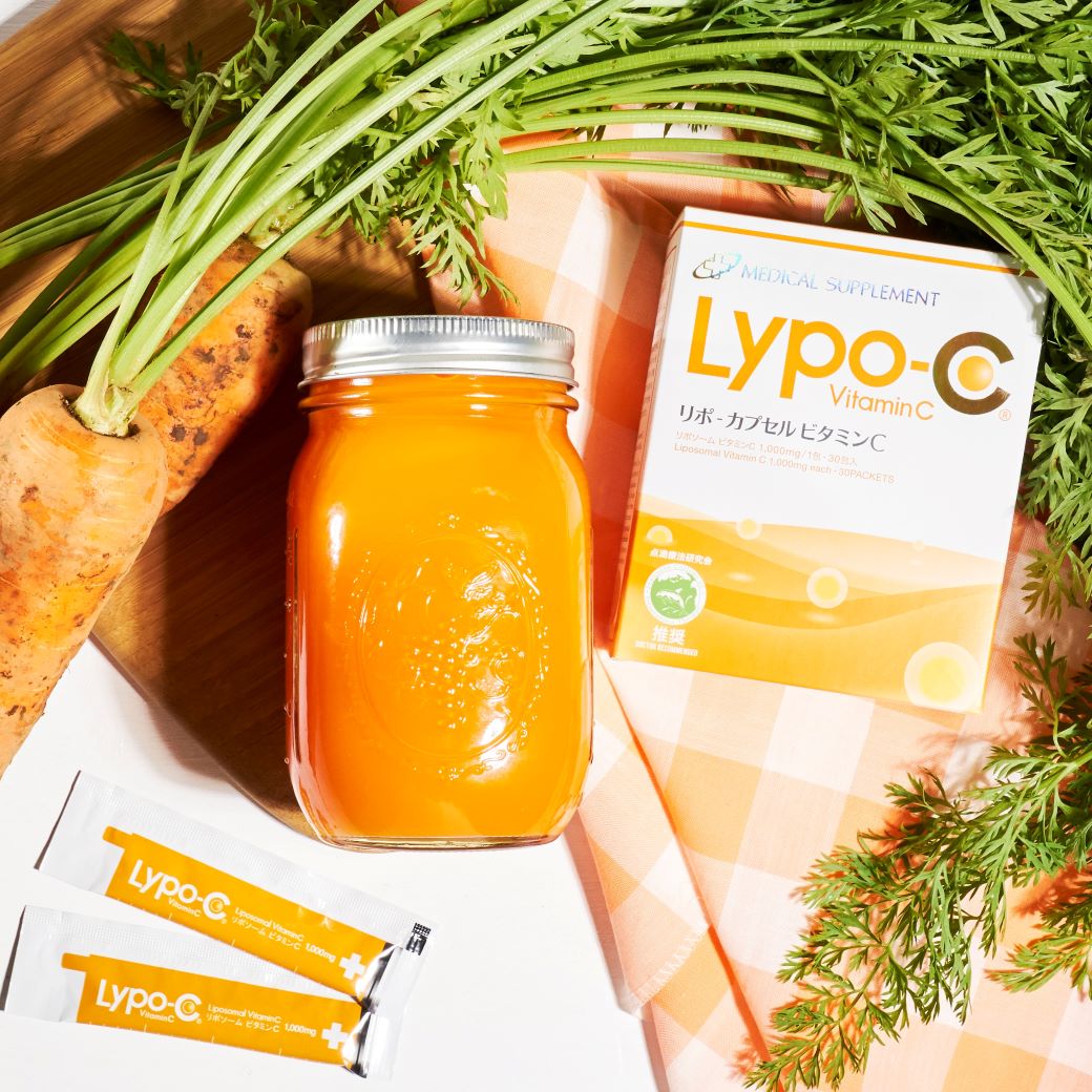 Lypo-C x Carrot JuiceLypo-C | magazine 360° | リポソーム技術の