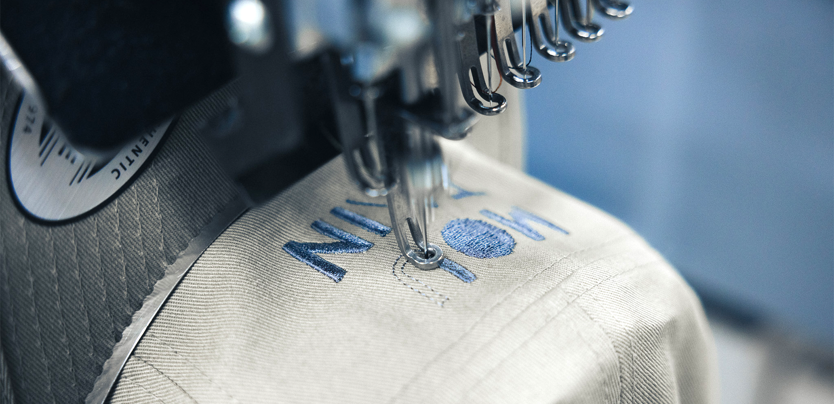 刺繍加工の仕上がり
