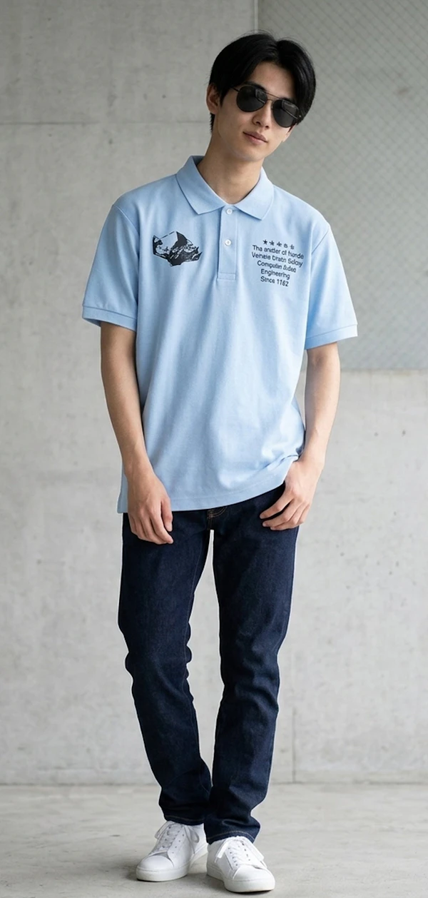 390120 Dtfprint Poloshirt