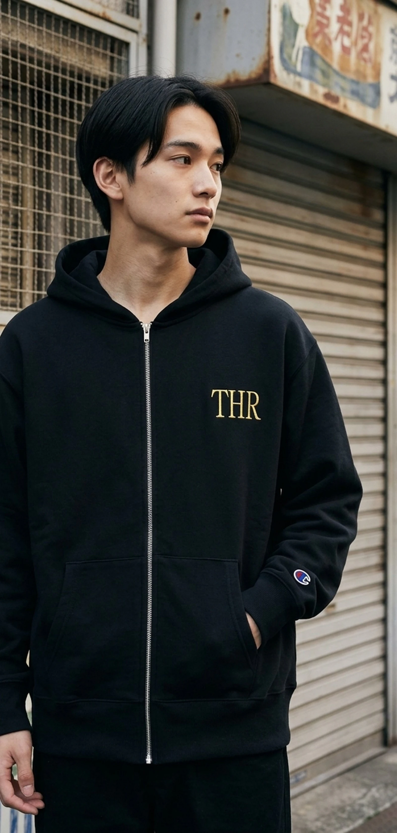 730111 Embroidery Zip_Parka