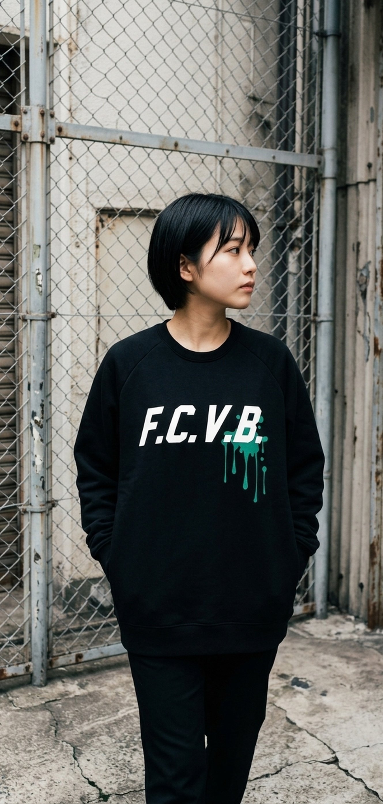 437682 Silkprint Sweatshirt