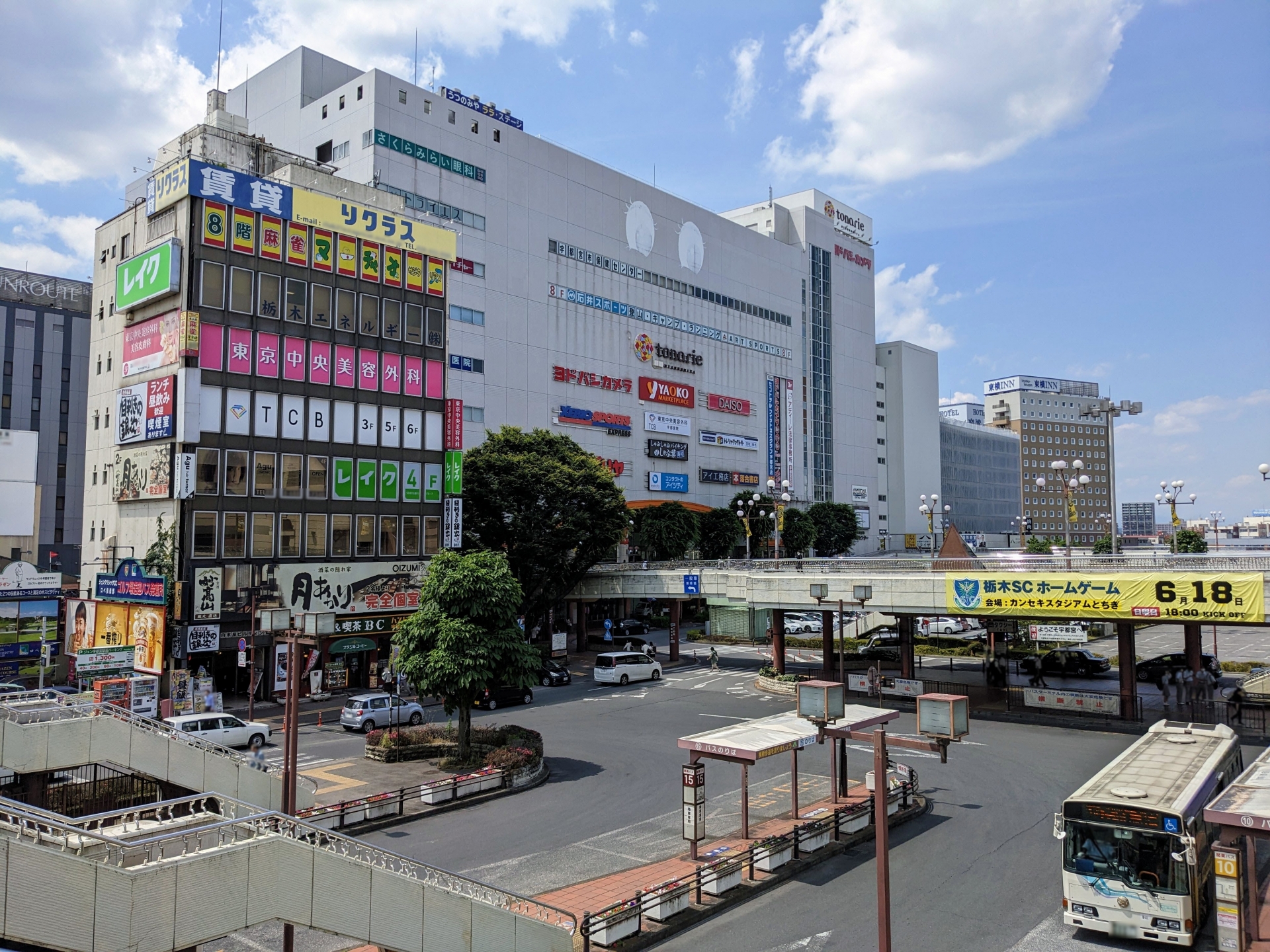 日本の地方都市の街並み