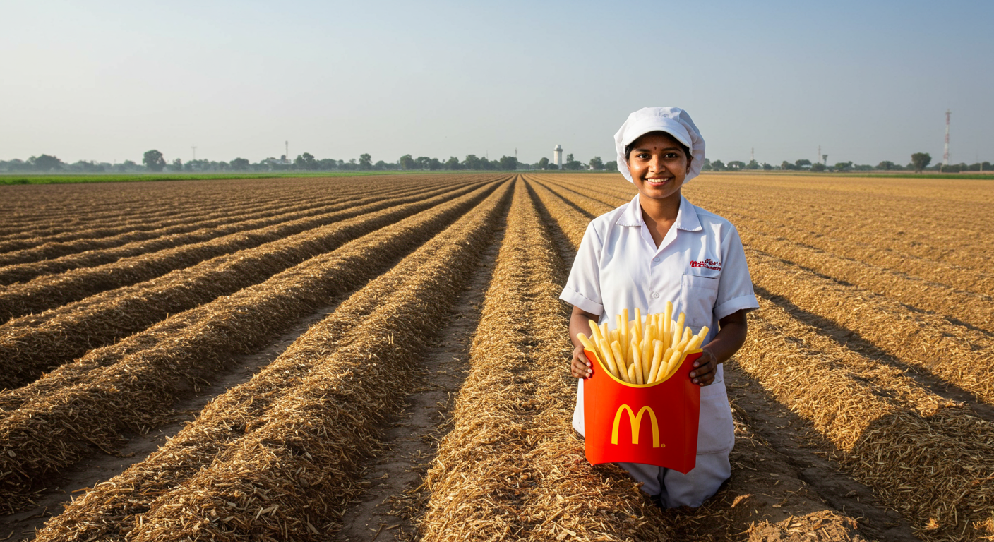 マクドナルドのポテトがどこでも同じ味！その裏側にはインド国内調達戦略と品質管理の徹底があった