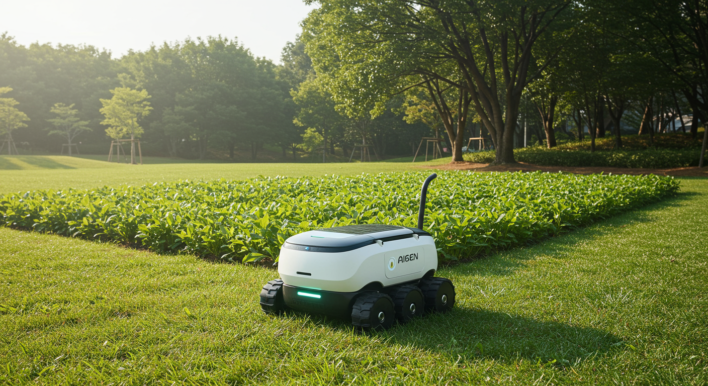 化学薬品不要！太陽光とAIで雑草を「焼き尽くす」驚きのロボットが農業を変える