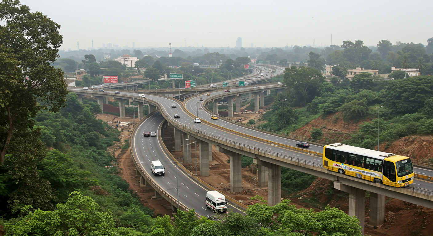 インド国道公社、高速道路建設増加でもGHG排出量削減に成功！リサイクル材活用が鍵