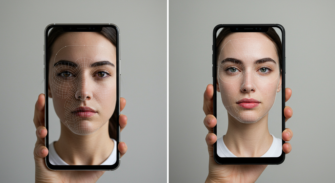 「ディスプレイ下3D顔認証」、AndroidがAppleを先行する可能性―その実力と未来を探る