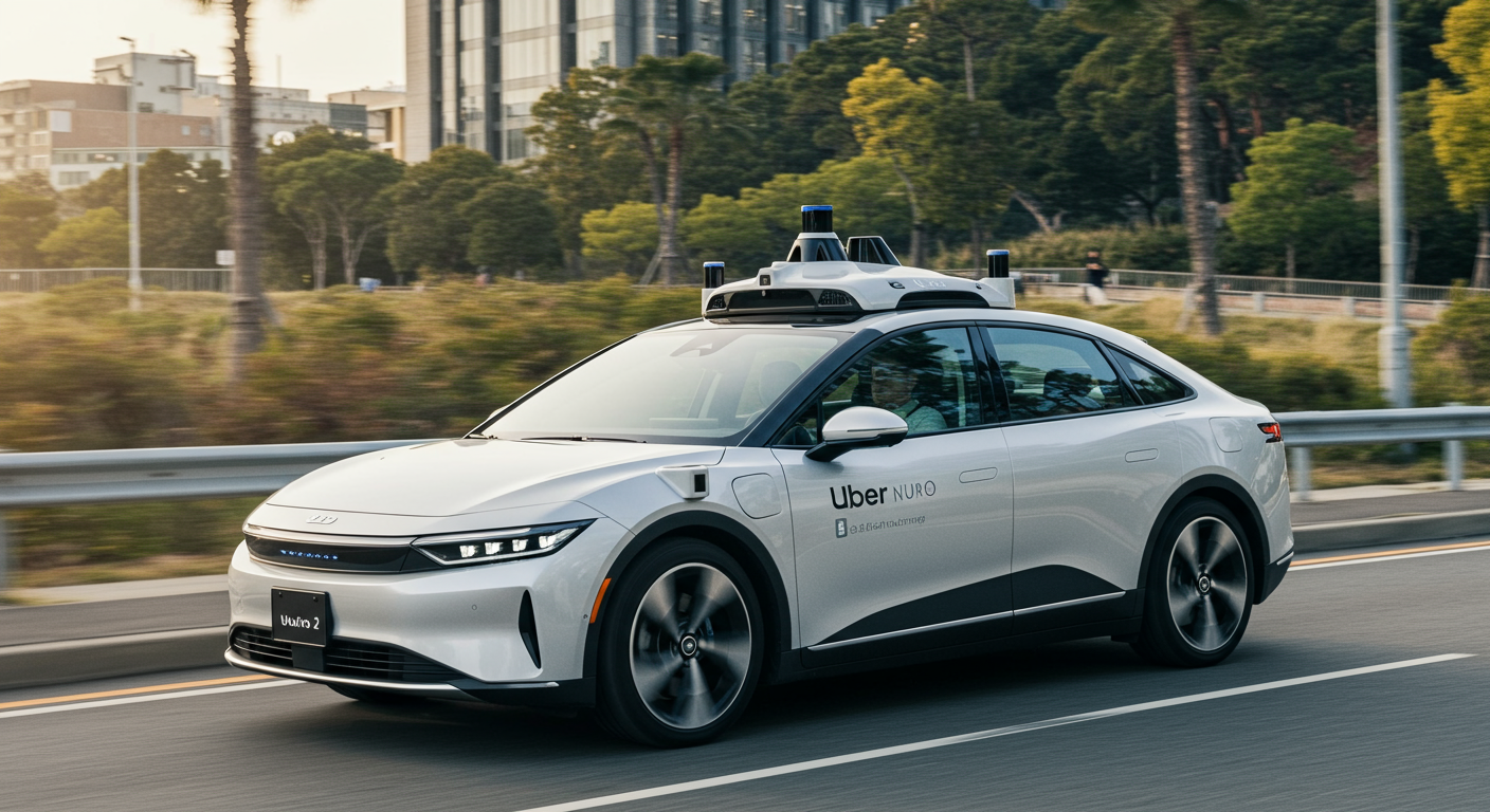 ウーバー、2万台の自動運転タクシーをLUCID＆NUROと共同展開へ – 新時代のモビリティ革命を読み解く