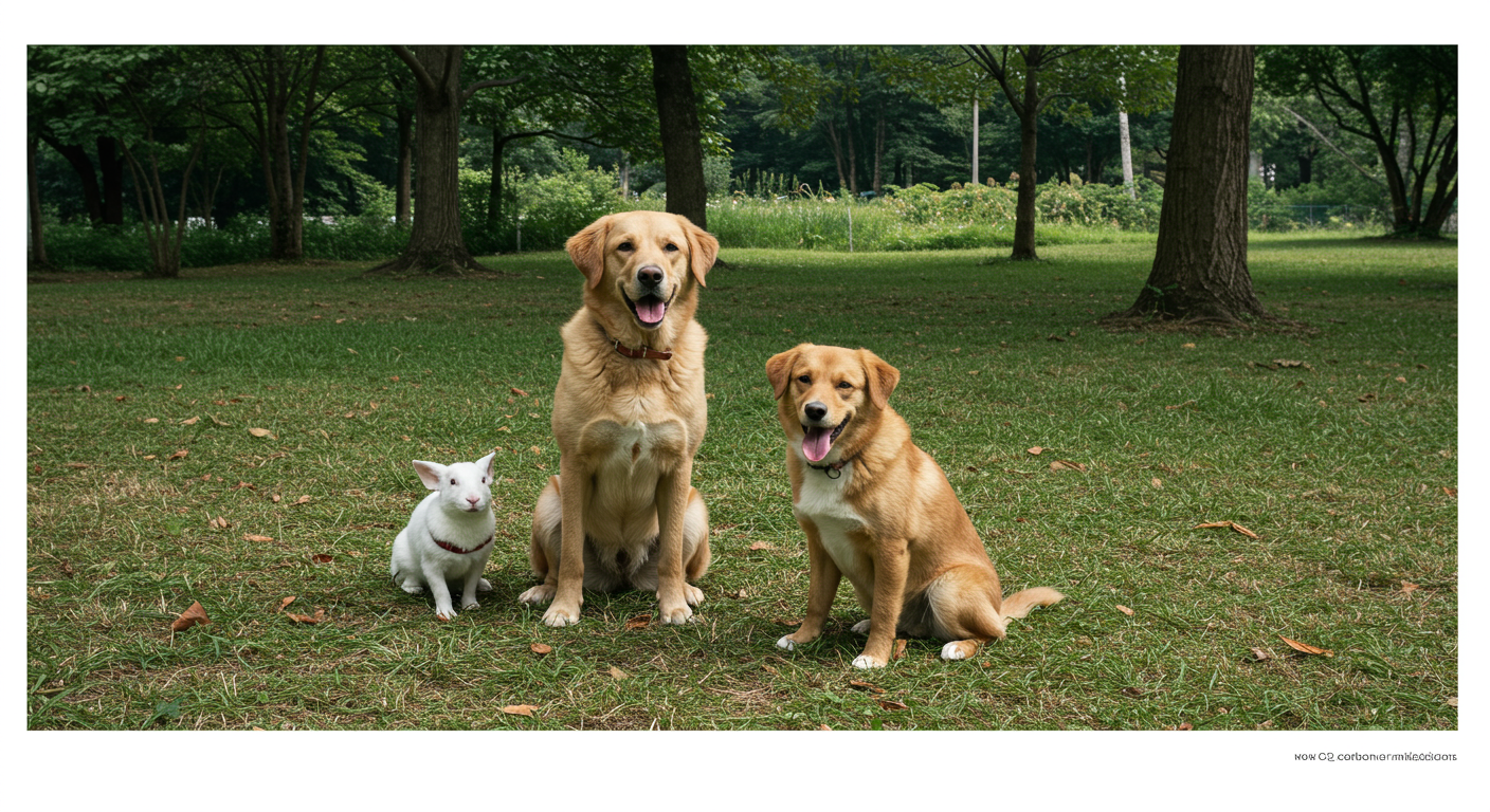 犬よりウサギ？「ペット選び」が地球に与える意外な影響 - 驚きのカーボンフットプリント調査
