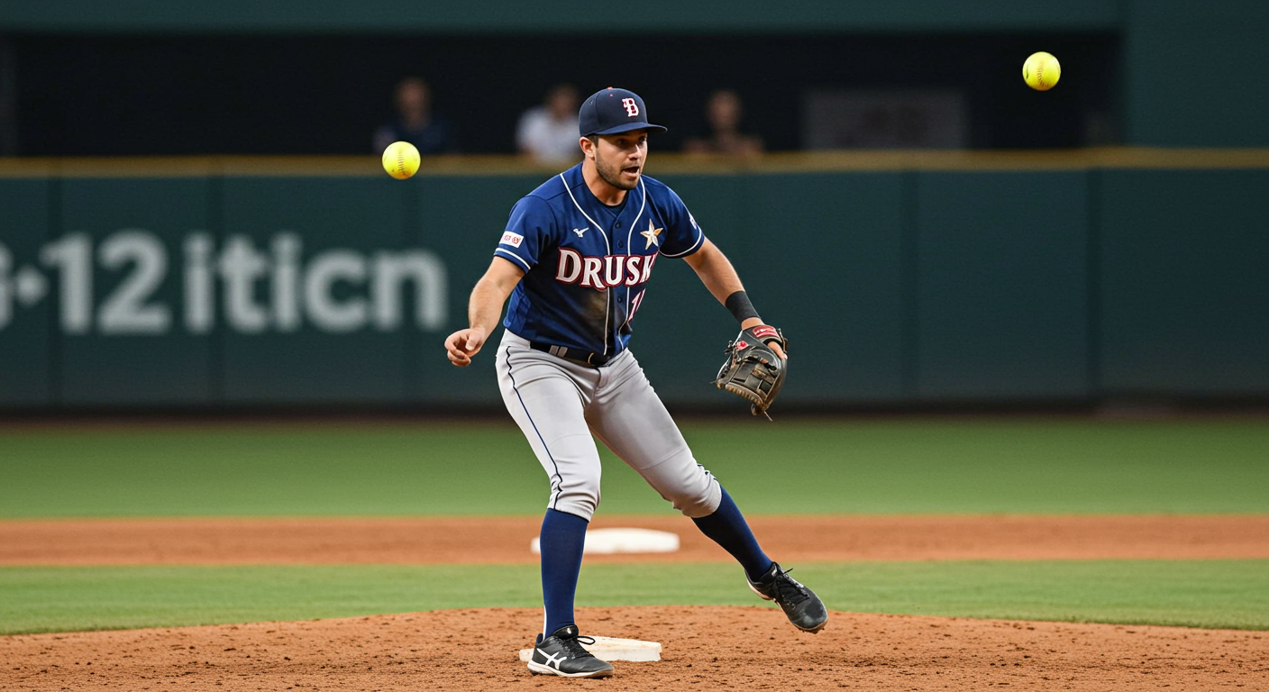 野球経験ゼロ？ コメディアンDruski、MLBオールスター級の自信で会場を爆笑の渦に！