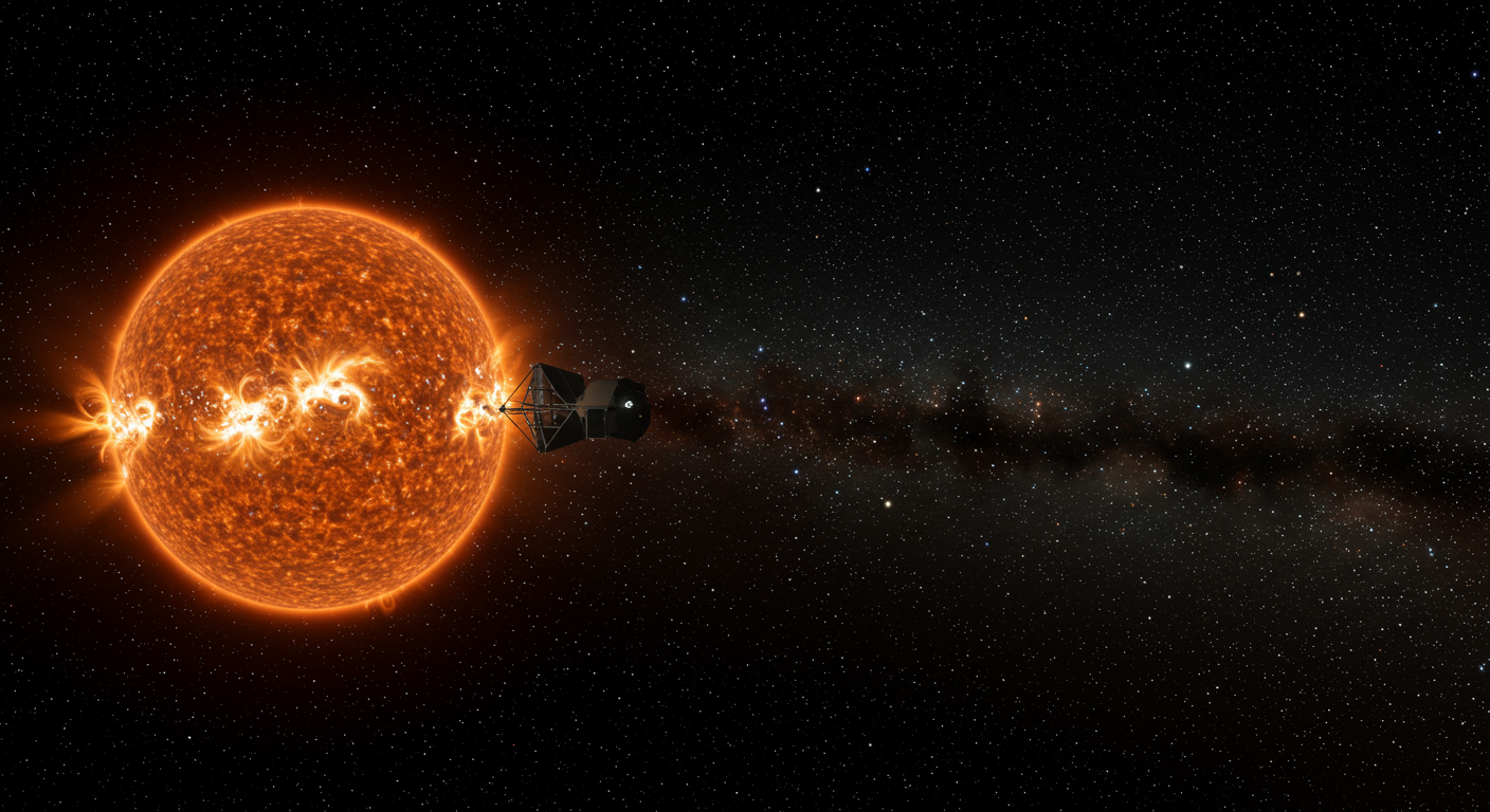 太陽に迫る探査機が解き明かす「宇宙天気」の脅威：太陽風の謎に迫る最新画像