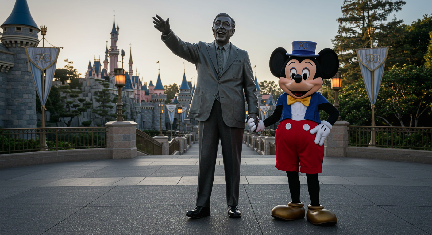 ディズニーランド70周年、ウォルト・ディズニー本人が“再臨”！ 最新アニマトロニクスが描く未来とは？