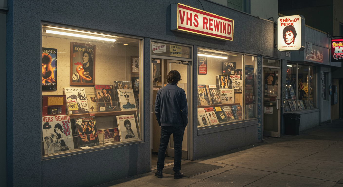 ストリーミング全盛期にVHSレンタル店を開店！巨匠ルノワールの末裔が描く「アナログ」への熱き想い