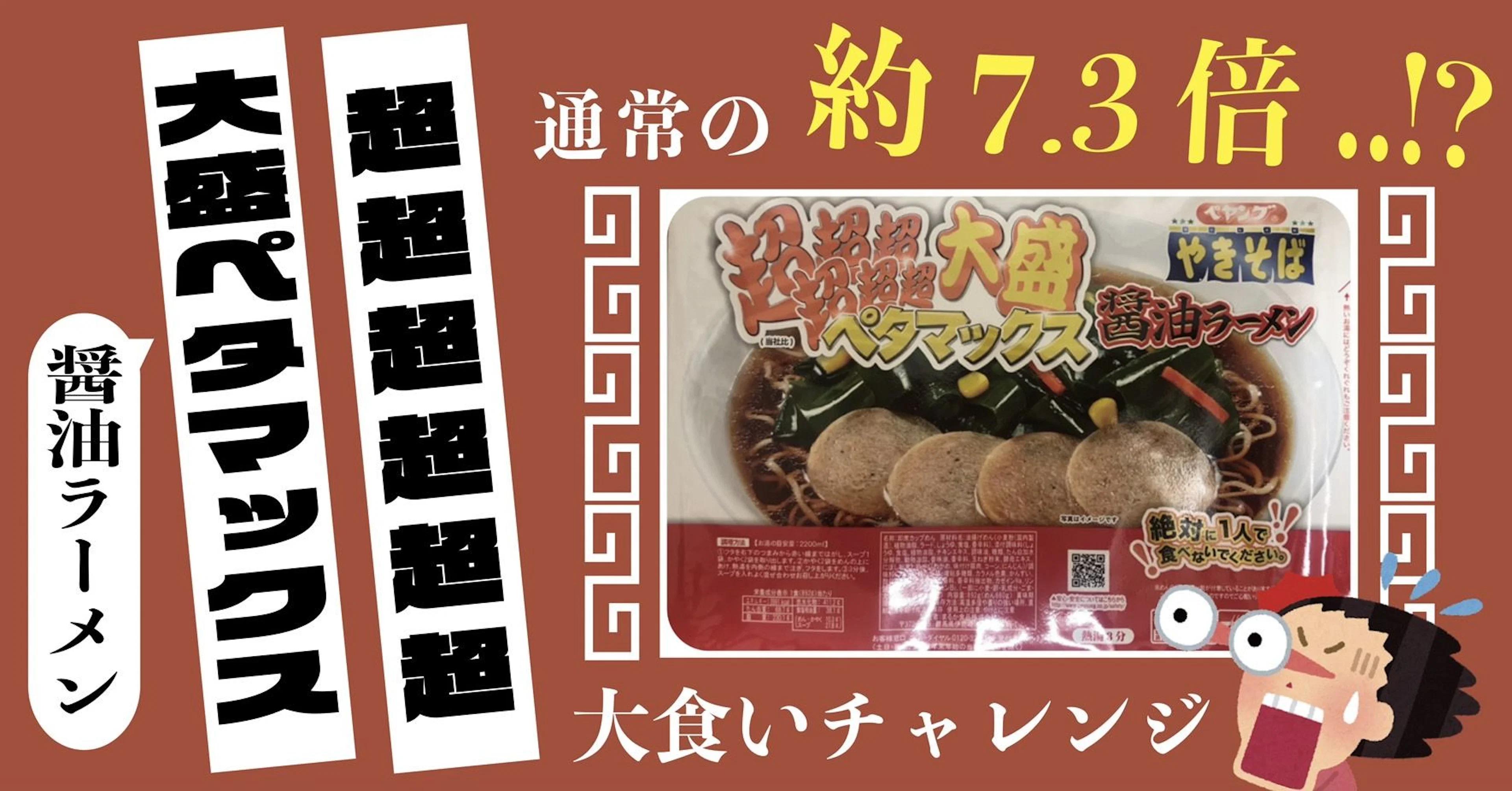 【検証】超超超超超超大盛りペタマックス醤油ラーメンを三人で食べてみた！
