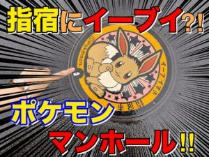 イーブイのマンホール⁈】ポケモン探しに指宿を旅してみた♪
