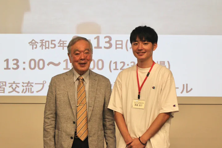 吉見文一さんと、渡邉良介さん