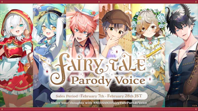 NIJISANJI and NIJISANJI EN announces “Fairy Tale Parody” voice