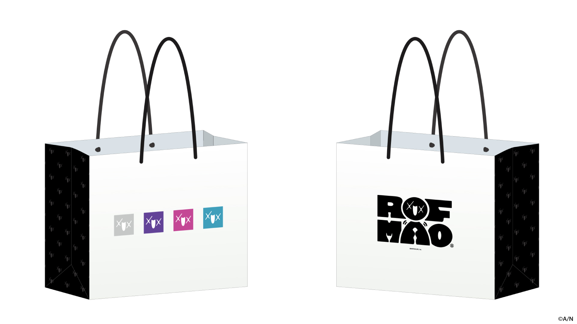 ろふまお ROF-MAOアパレル ショッパー にじさんじ 新品未開封 普段使いできるメンズ向け「ROF-MAOアパレルグッズ」2022年3月30日(水