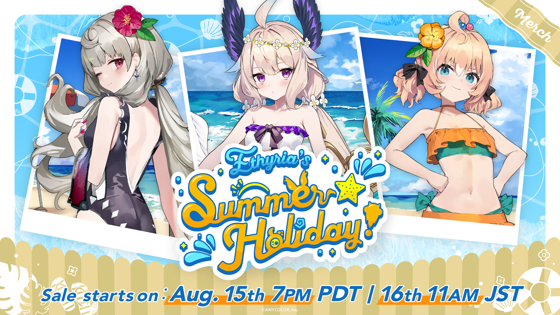 NIJISANJI EN announces “Ethyria's Summer ☆ Holiday