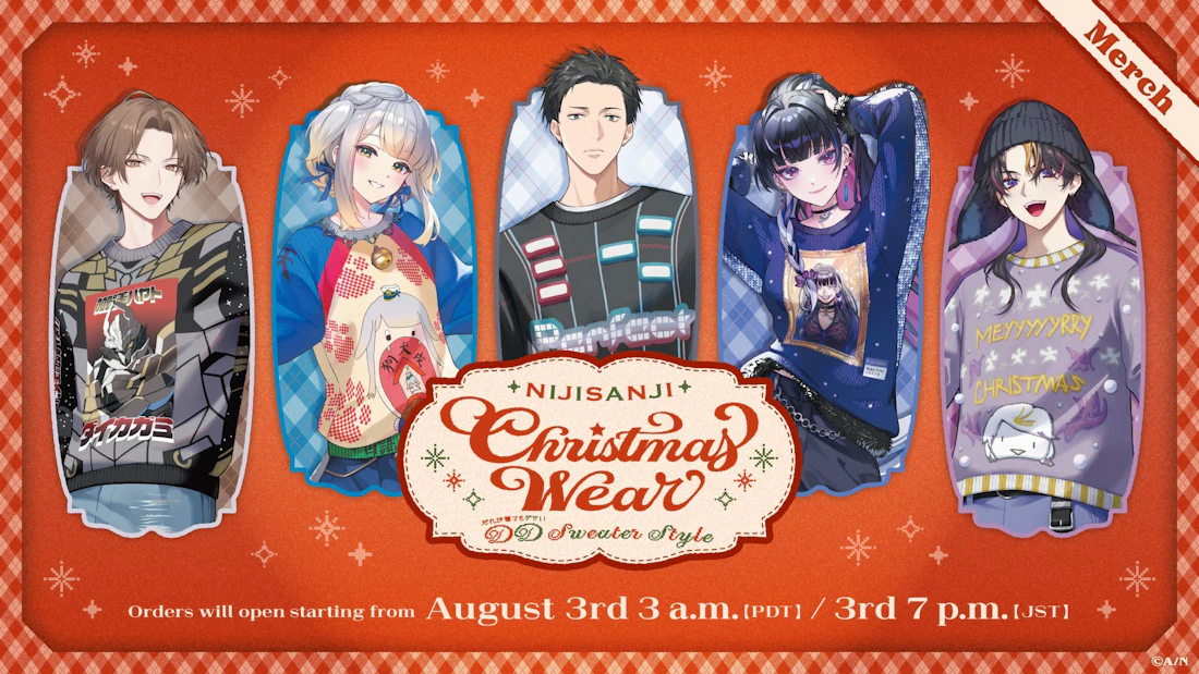 NIJISANJI and NIJISANJI EN Announce “Christmas Wear 2026”