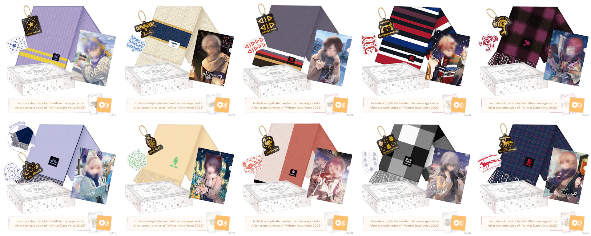 NIJISANJI EN announces “Winter Date 2023 Goods & Voice