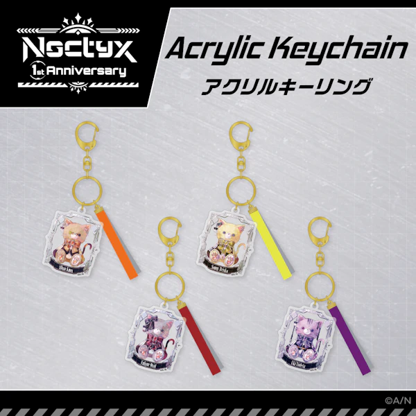 NIJISANJI EN announces Noctyx 1st Anniversary merchandise | NIJISANJI