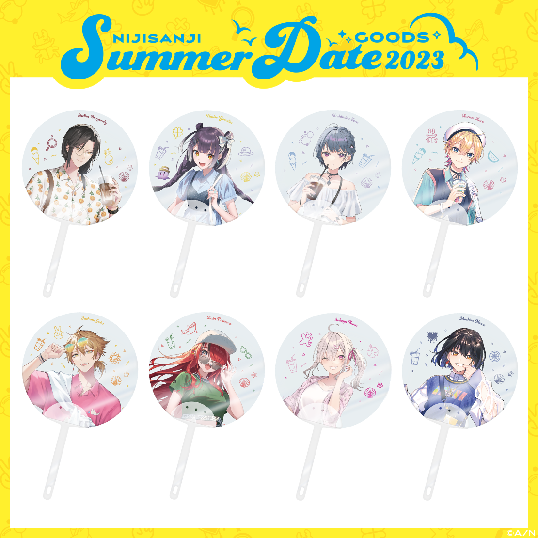 新テニ 原宿くじ 浴衣イラストボード