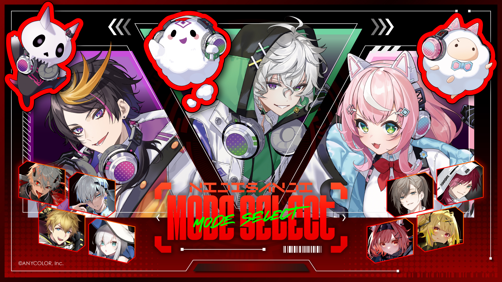 記念グッズ Nari NIJISANJI Buddy Mode Type：Shu, Kagetsu & Nari 