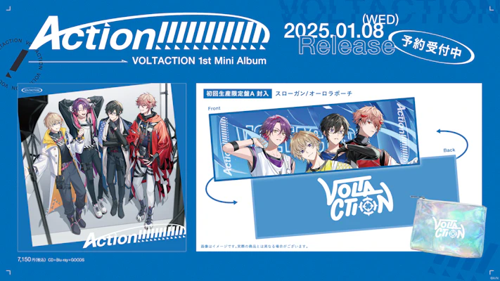 VOLTACTION」1st Mini Album『Action!!!!!!!!!!!!』楽曲試聴動画 VOLTACTION」1st Mini Album『Action!!!!!!!!!!!!』楽曲試聴動画