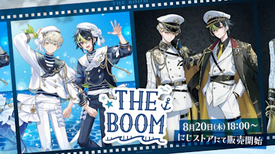 にじさんじから「THE BOOM」グッズが登場！2026年8月20日(木)18時から販売開始！