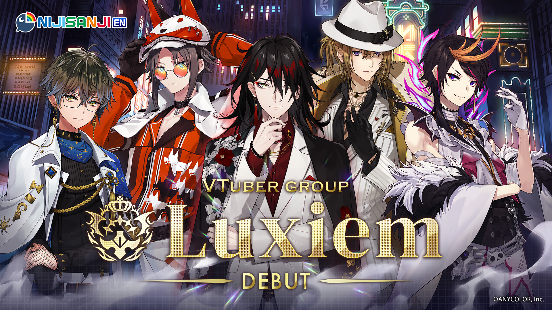 From NIJISANJI EN: VTuber Group “Luxiem” Debut Announcement 