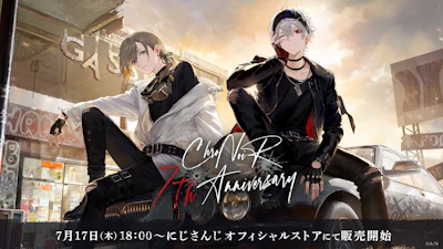 「ChroNoiR 7th ANNIVERSARY」グッズを2025年7月17日(木)18時よりにじさんじオフィシャルストアにて販売開始！