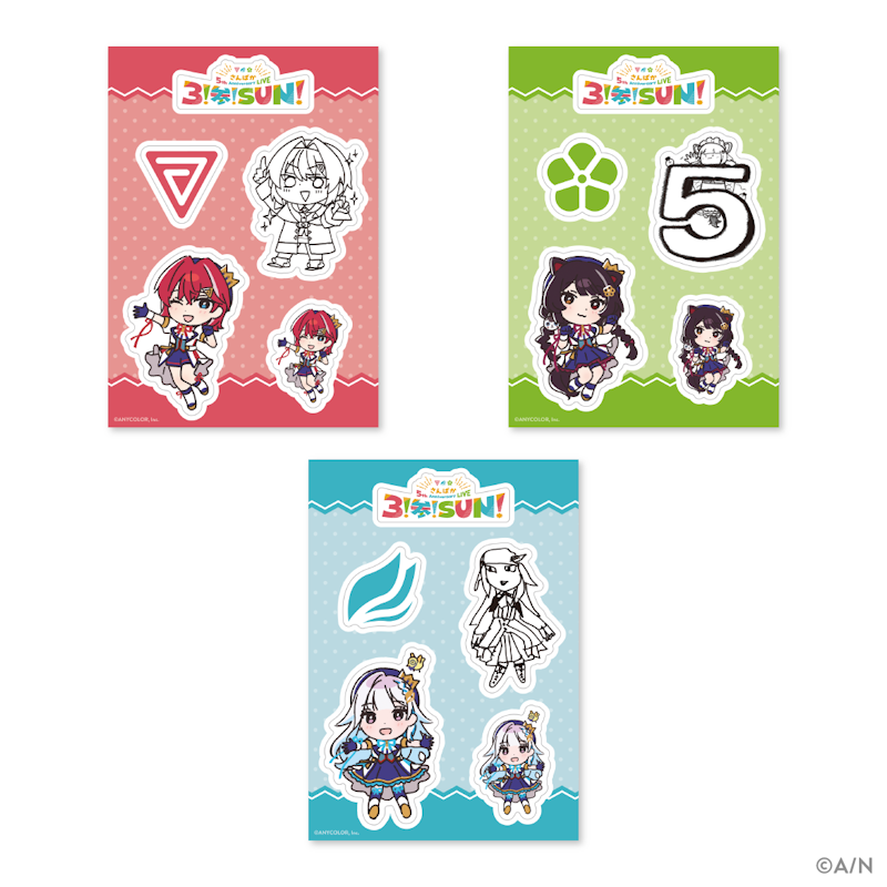 さんばか 5th Anniversary LIVE 〜3!参!SUN!〜」グッズを さんばか 5th Anniversary LIVE 〜3!参!SUN!〜」グッズを