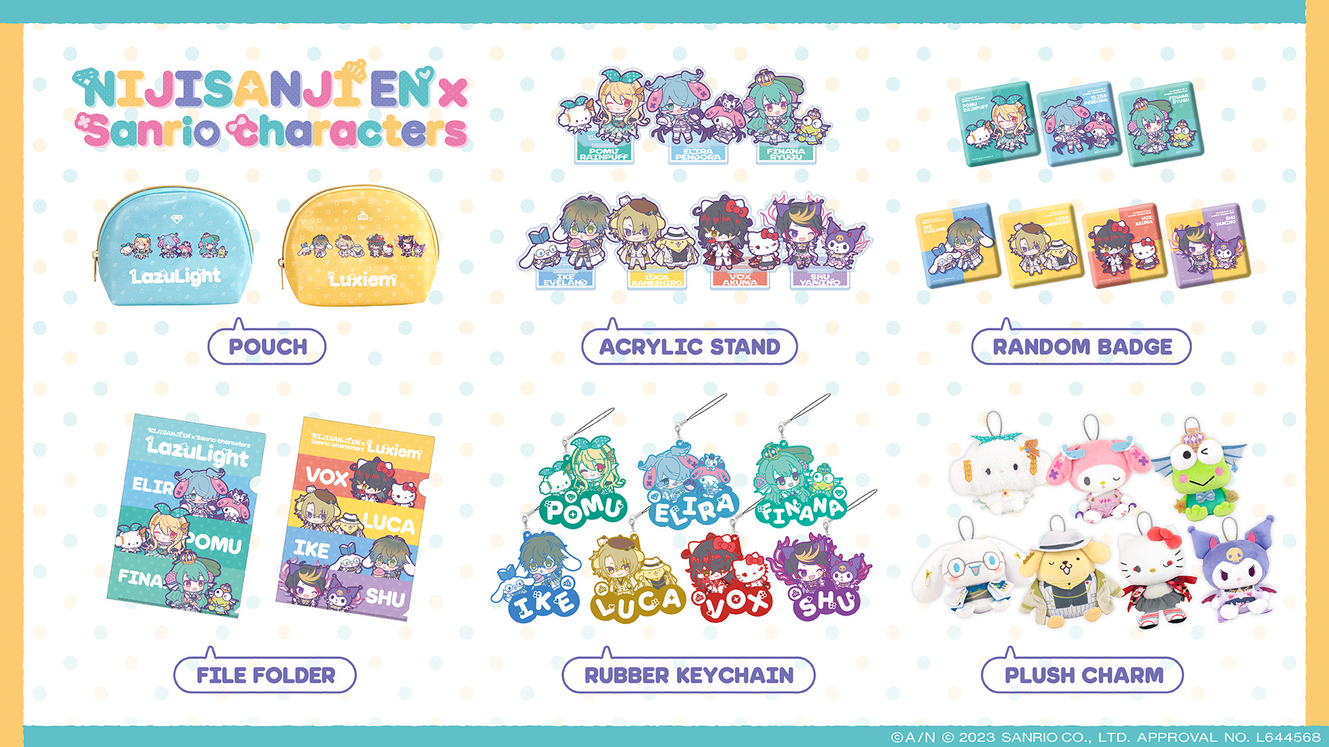NIJISANJI EN announces “NIJISANJI EN x Sanrio Characters