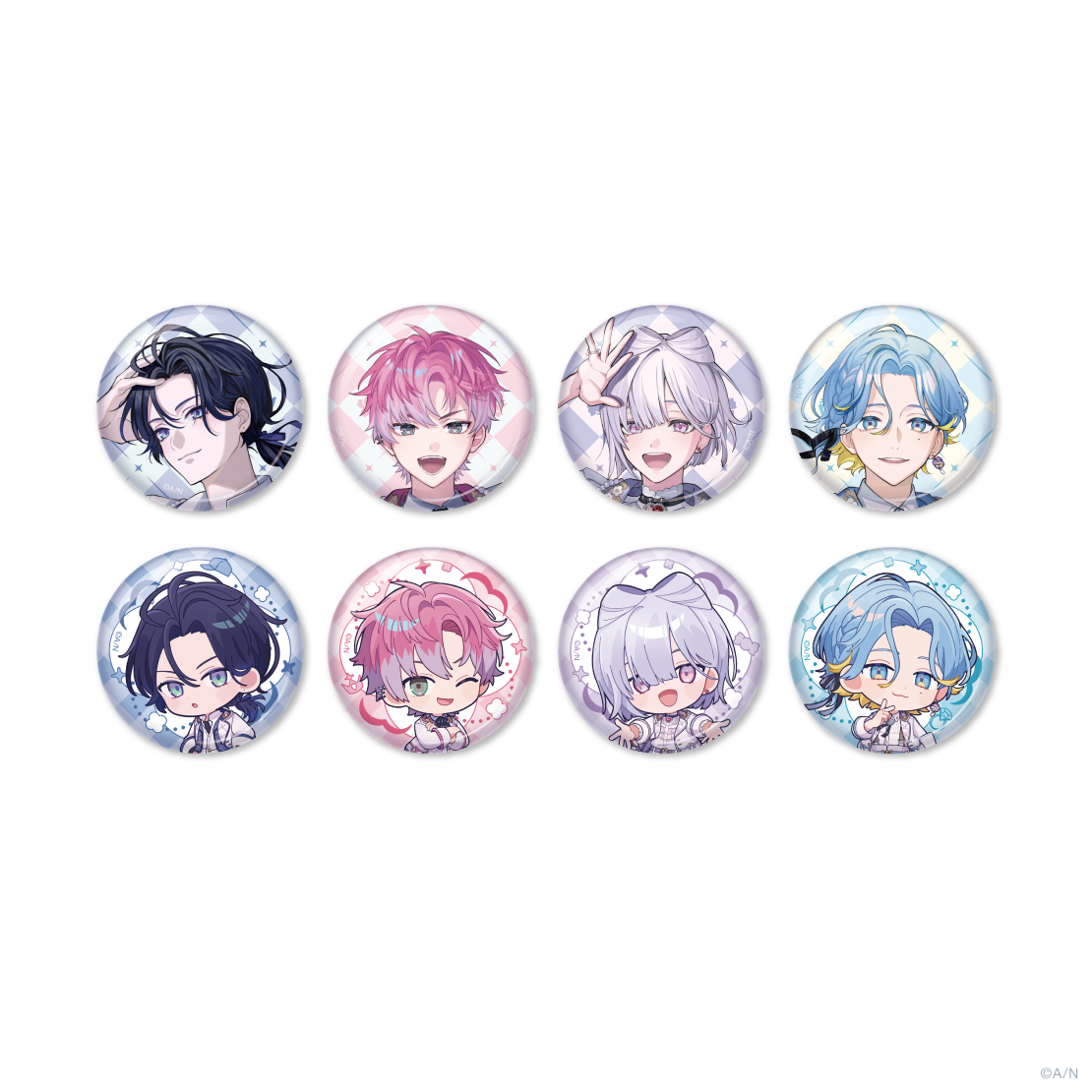 にじさんじ 魁星 缶バッジ ハーフアニバーサリー
