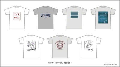 にじさんじ、「イーザッカマニアストアーズ」アパレルコラボ開催