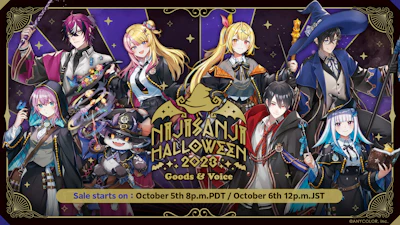 NIJISANJI EN announces  “NIJISANJI Halloween 2023 Goods & Voice”
