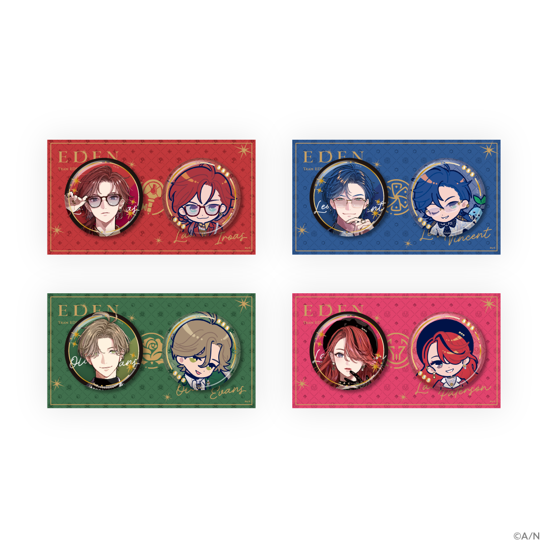 ローレン・イロアス welcome 缶バッチ ローレン イロアス にじさんじ