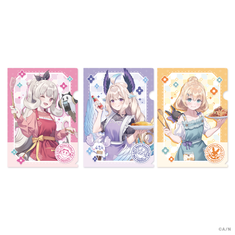 NIJISANJI EN エナー・アールウェット 誕生日2023 エナー・アールウェット誕生日グッズ＆ボイス2024｜にじさんじ エナー アールウェット チェキ クリアファイル Enna Alouette