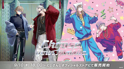 ChroNoiR新グッズ「Choose your favorite」を2025年9月10日(水)18時よりにじさんじオフィシャルストアにて販売開始！
