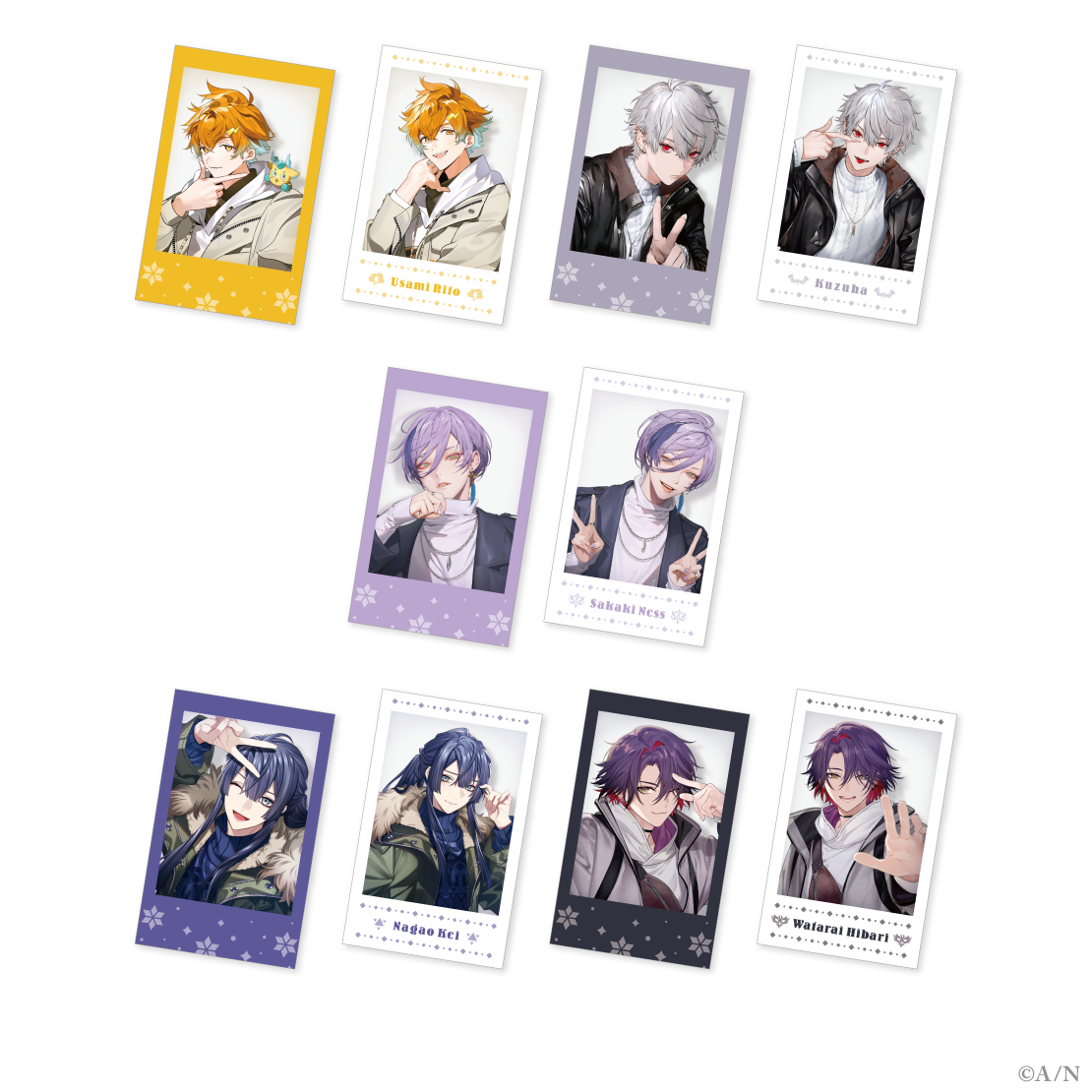 宇佐美リト　にじさんじ ウィンターデート 2024 チェーン付き 缶バッジ