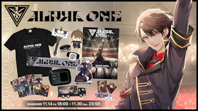 にじさんじ「加賀美ハヤト 1st One Man Live "ALPHA ONE"」グッズを2025年11月14日(金)18時より事前販売開始！