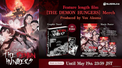 NIJISANJI EN announces  “Vox Akuma: The Demon Hungers” merchandise