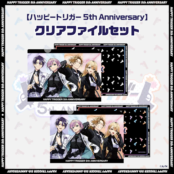 にじさんじ 伏見ガク ハピトリ 5th Anniversary 缶バッジ チェキ 伏見ガク 缶バッジ