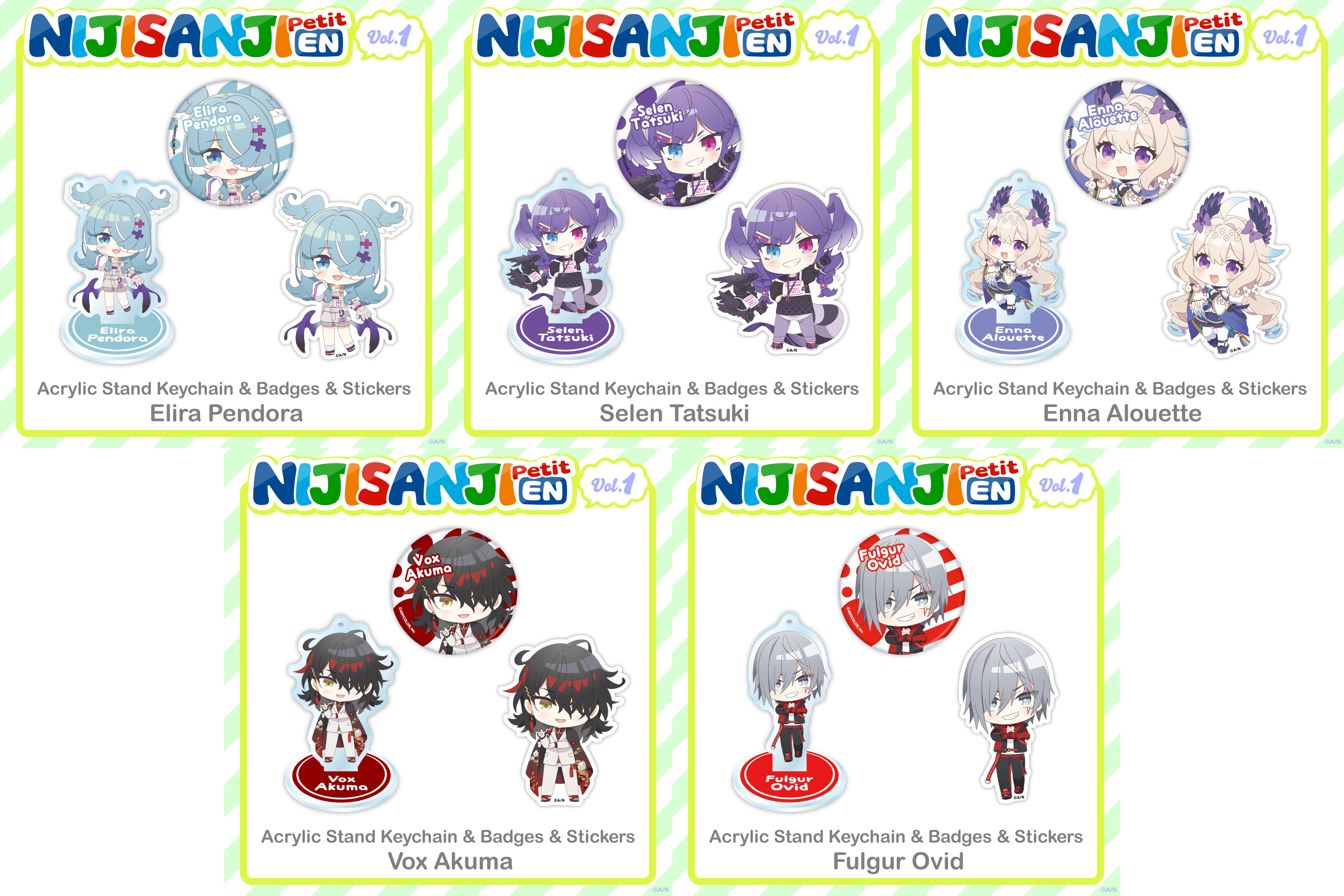 にしやんページ NIJISANJI EN announces NIJISANJI EN Petit vol.1 | ANYCOLOR株式会社