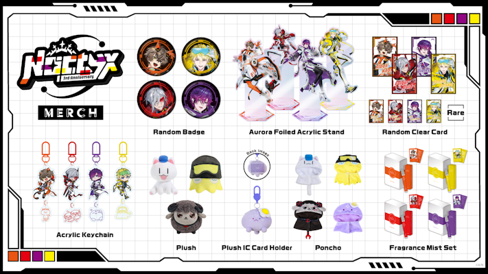 NIJISANJI EN announces “Noctyx 3rd Anniversary” merchandise NIJISANJI EN announces “Noctyx 3rd Anniversary” merchandise