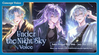 NIJISANJI and NIJISANJI EN announce “Under the Night Sky Voice”